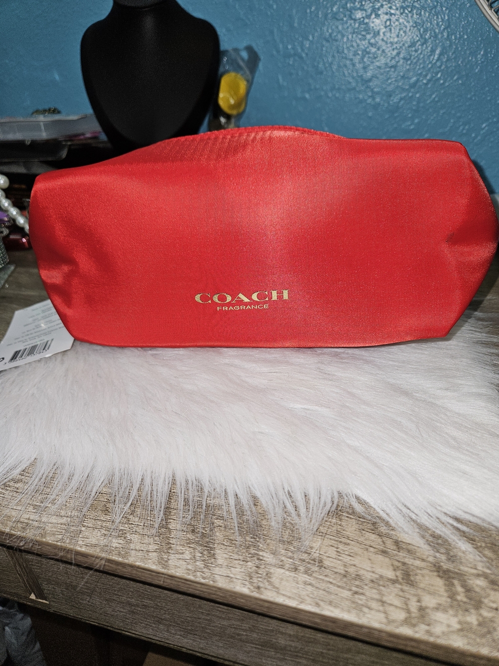 COACH Red Fragrance Travel Pouch